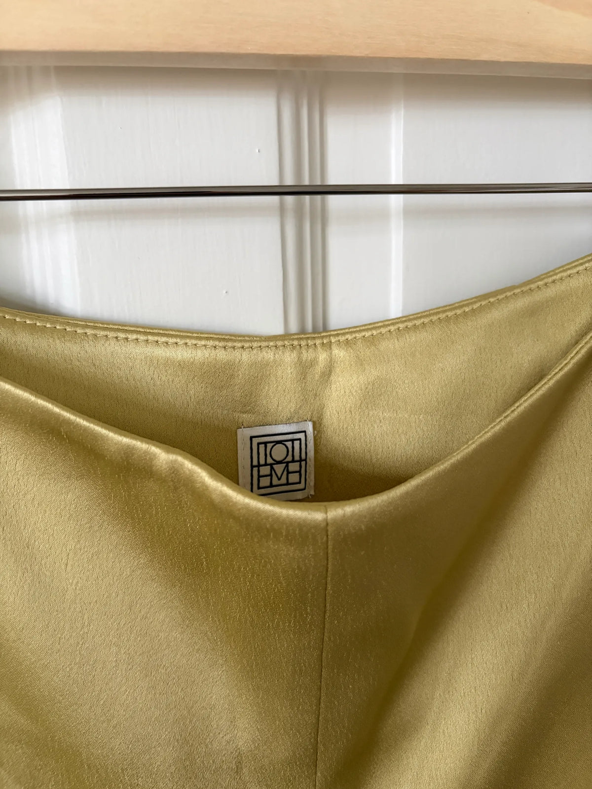 Toteme High-rise Satin Wide-leg Trousers