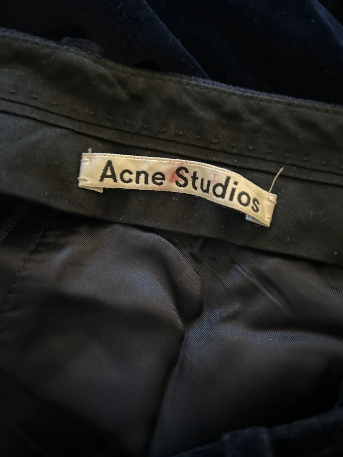 Acne Studios Velvet-kostymbyxor
