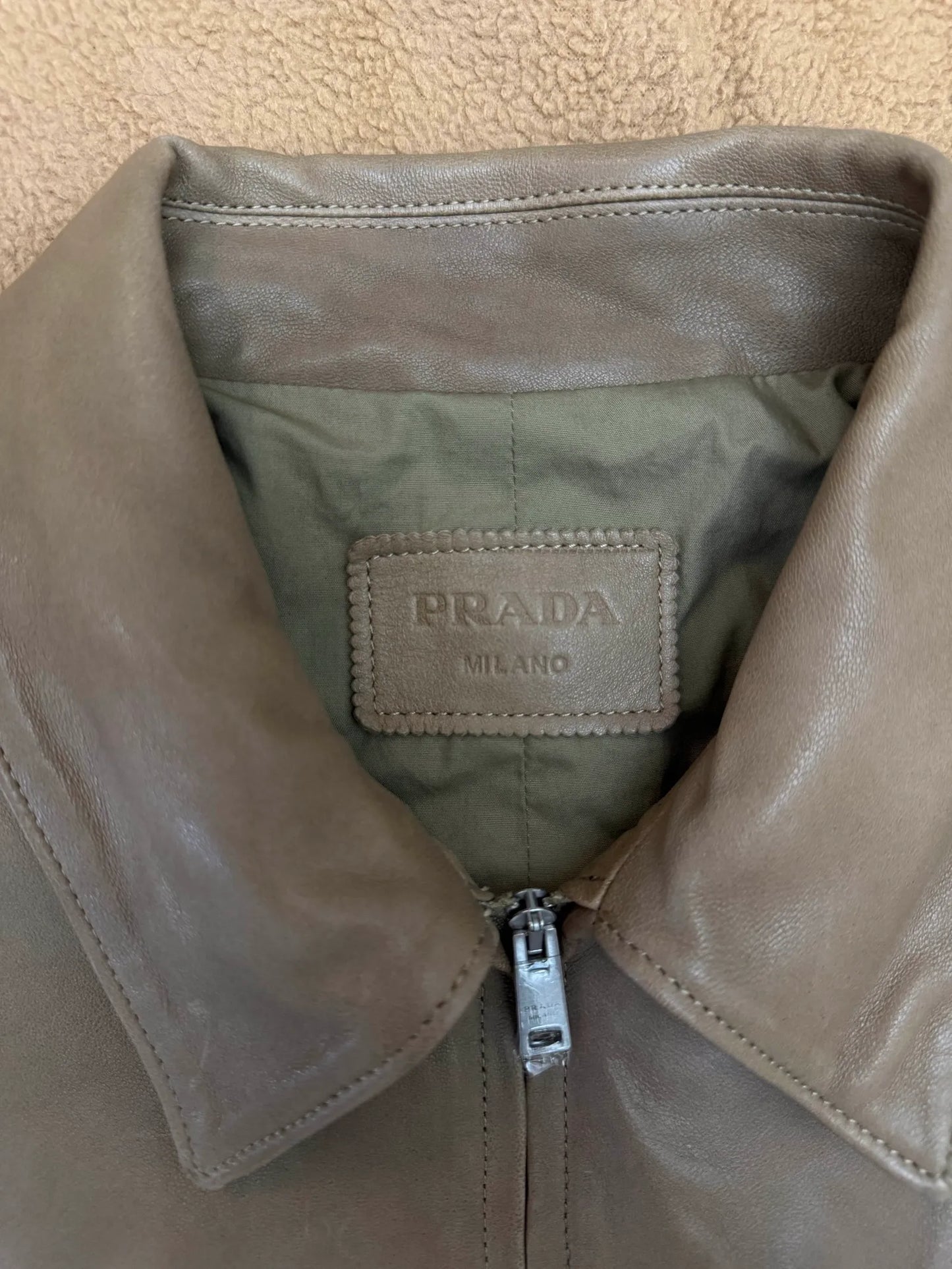 Prada Short-sleeve Nappa Shirt