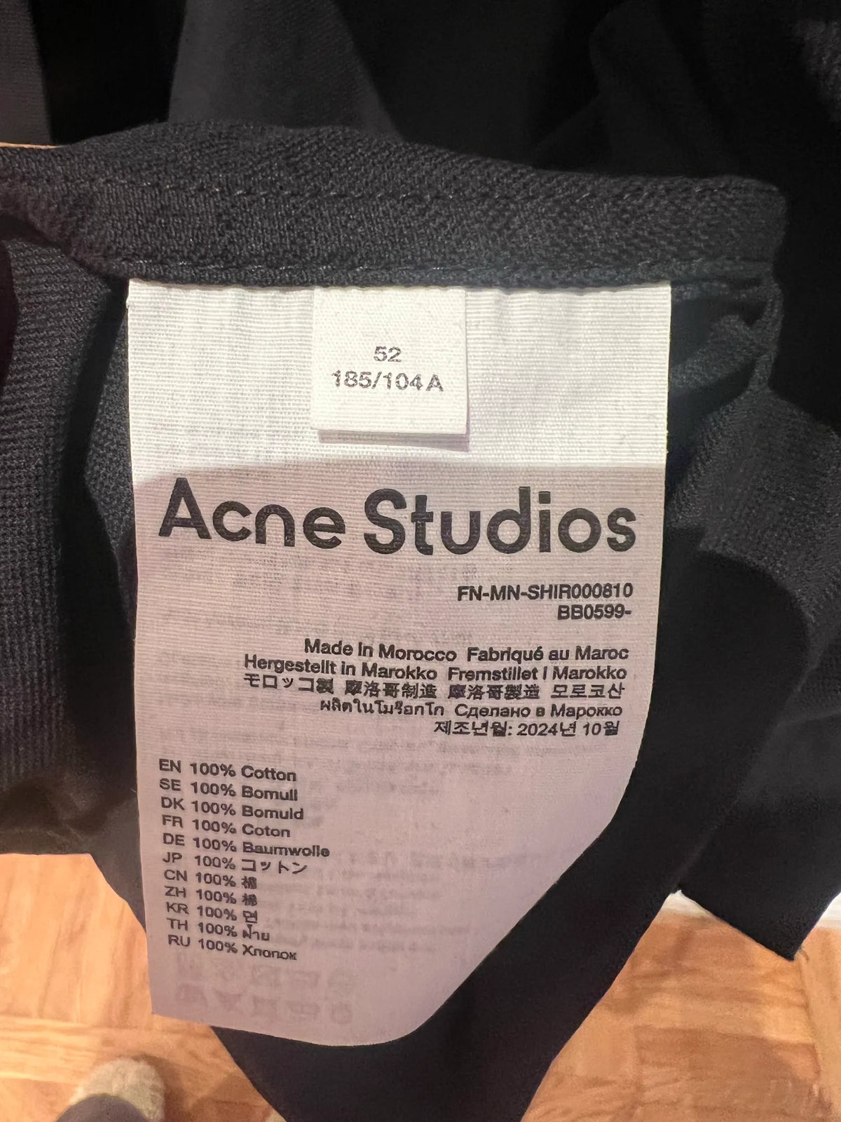 Acne Studios-skjorta NWOT