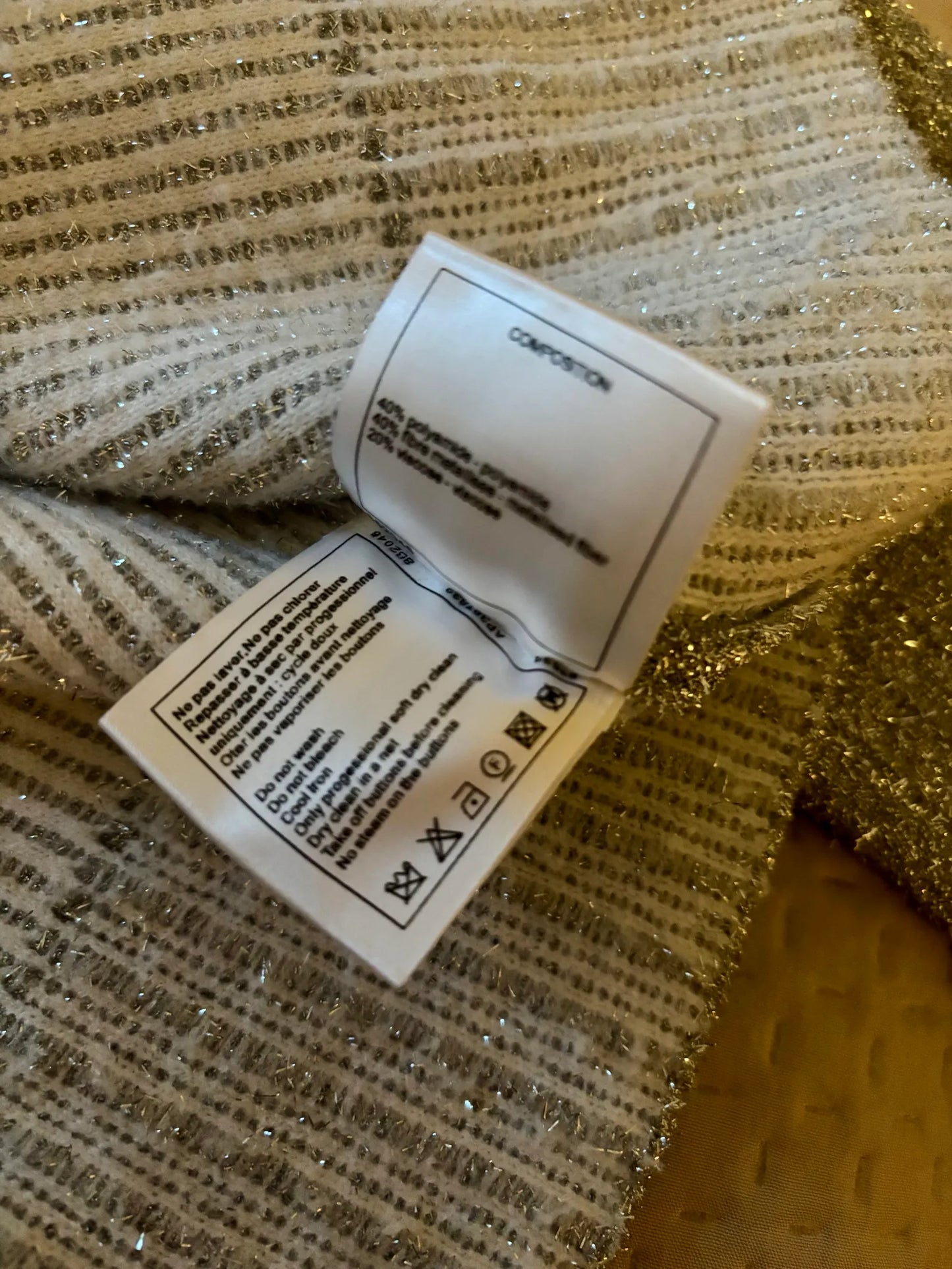 Chanel Metallic-kofta