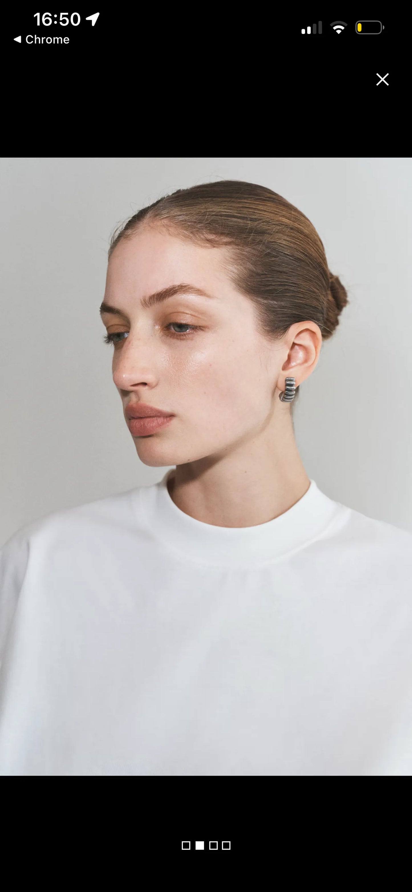 H&M Studio-örhänge NWOT