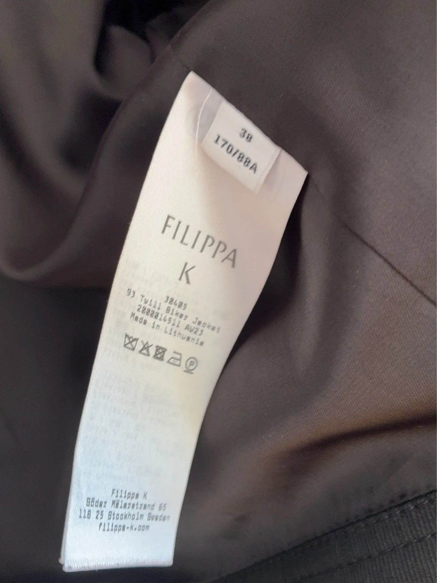 Filippa K 93 Twill Biker Jacket