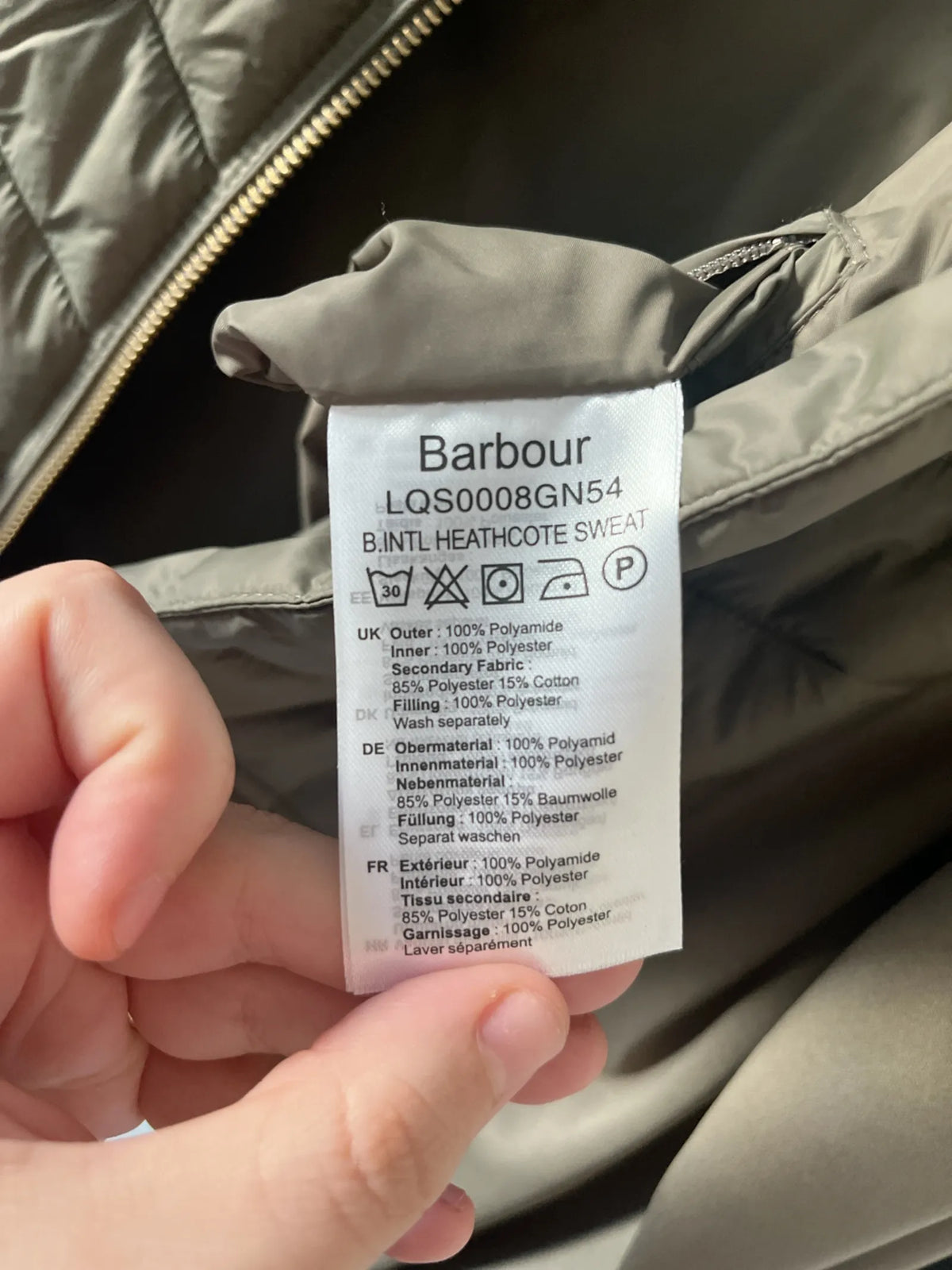 Barbour B.intl Heathcote Sweat Jacket
