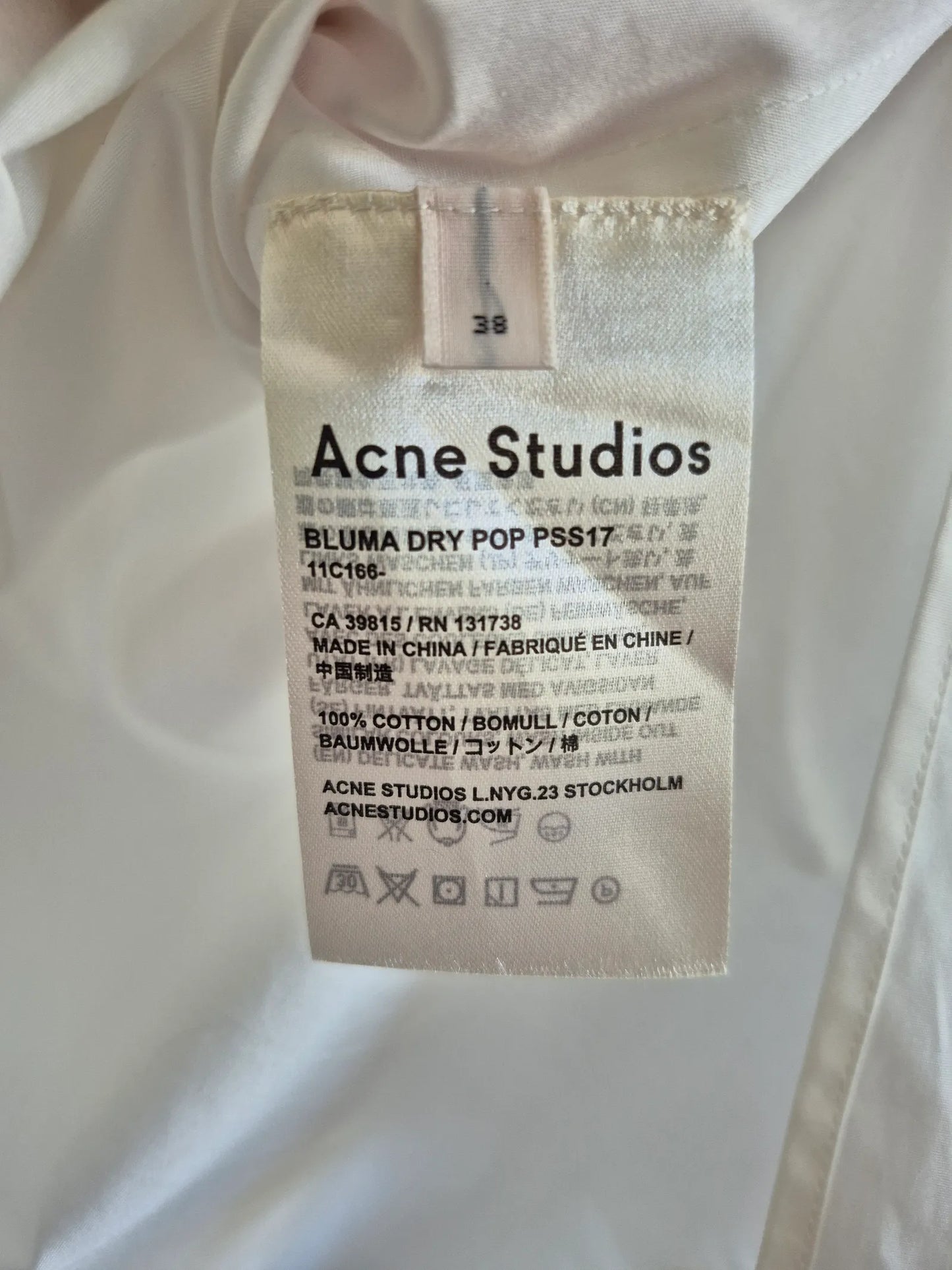 Acne Studios Bluma Dry Pop Blouse