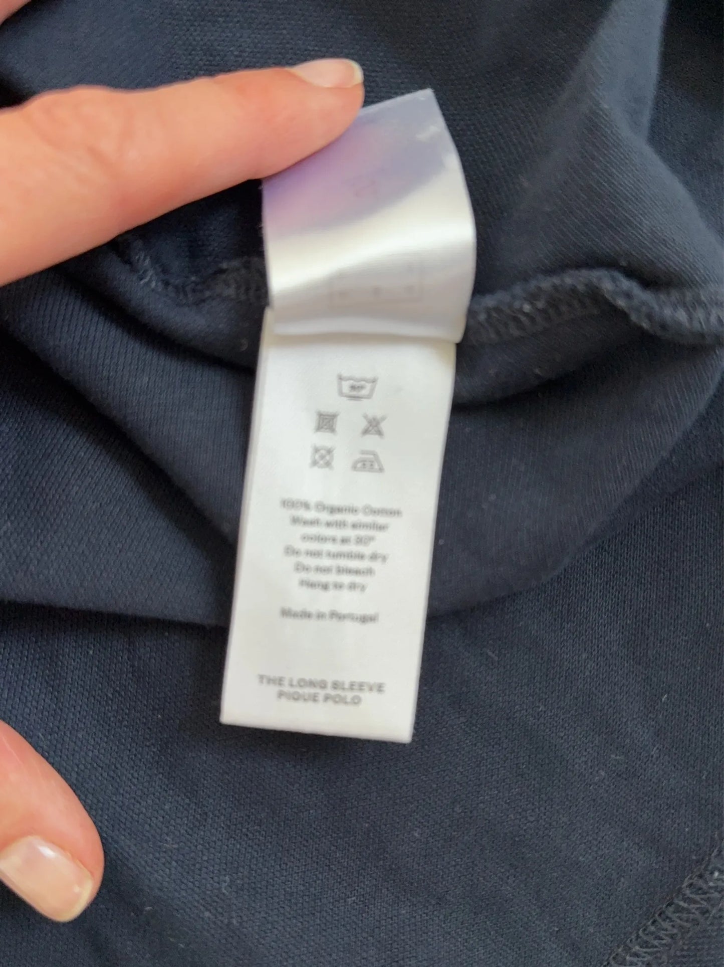 Asket The Loong Sleeve Pique Polo-piké