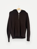 Cos Wool And Cotton Half Zip Sweatshirt