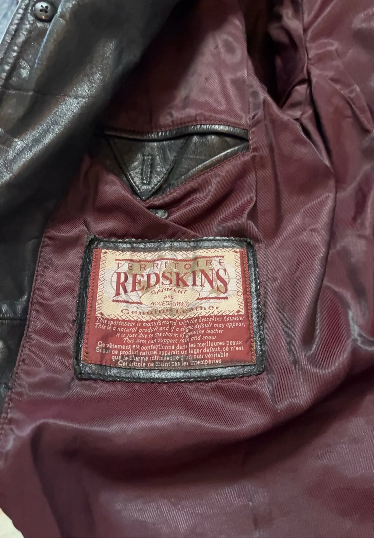 Redskins-skinnjacka