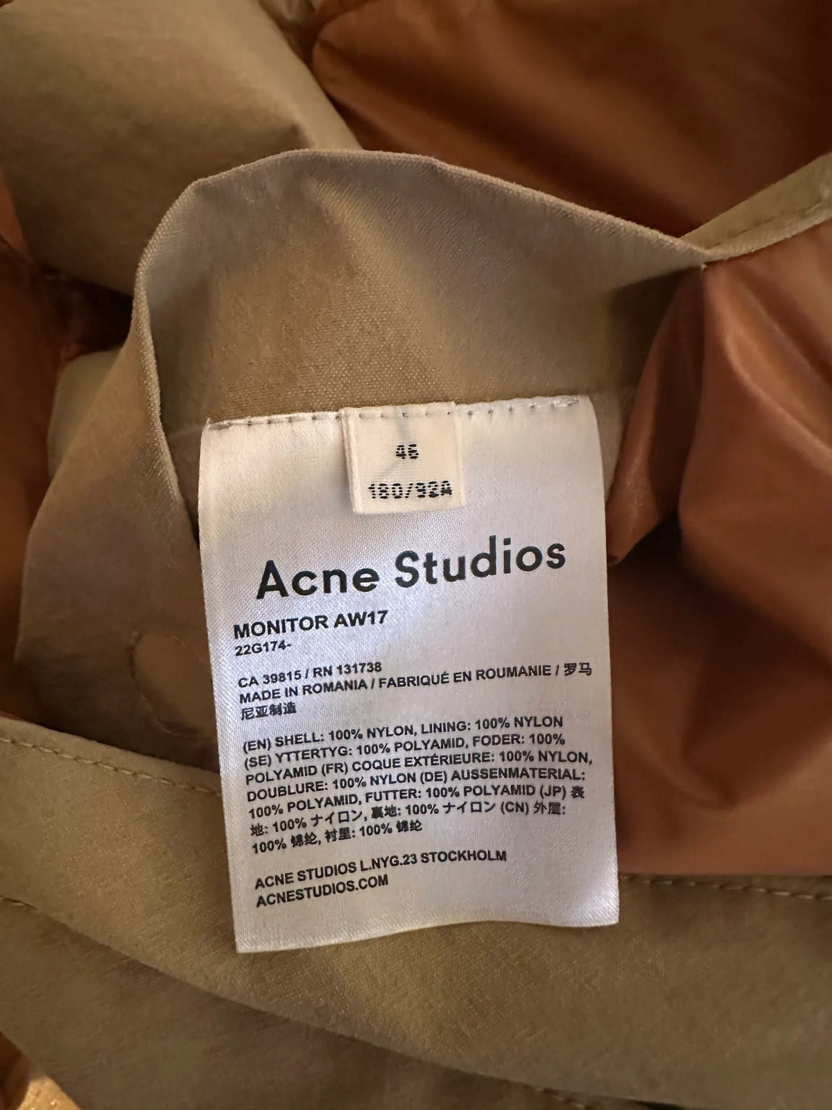 Acne Studios Monitor Trenchcoat