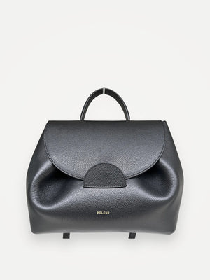 Polene Numéro Un, Edition Textured Black Shoulder bag