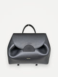 Polene Numéro Un, Edition Textured Black Shoulder bag