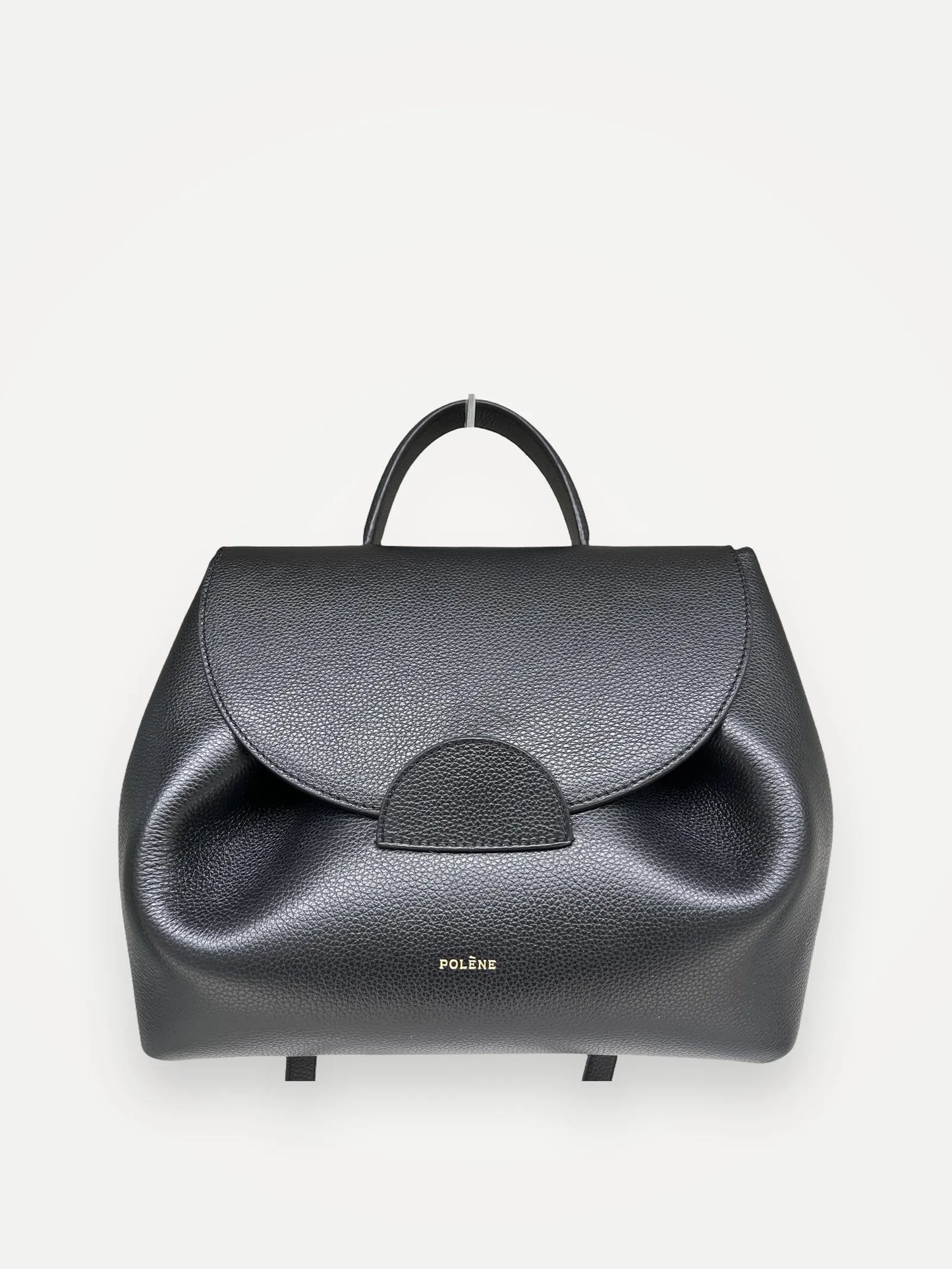 Polene Numéro Un, Edition Textured Black Shoulder bag