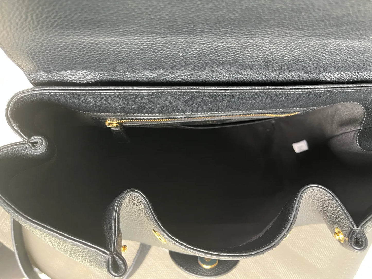 Polene Numéro Un, Edition Textured Black Shoulder bag