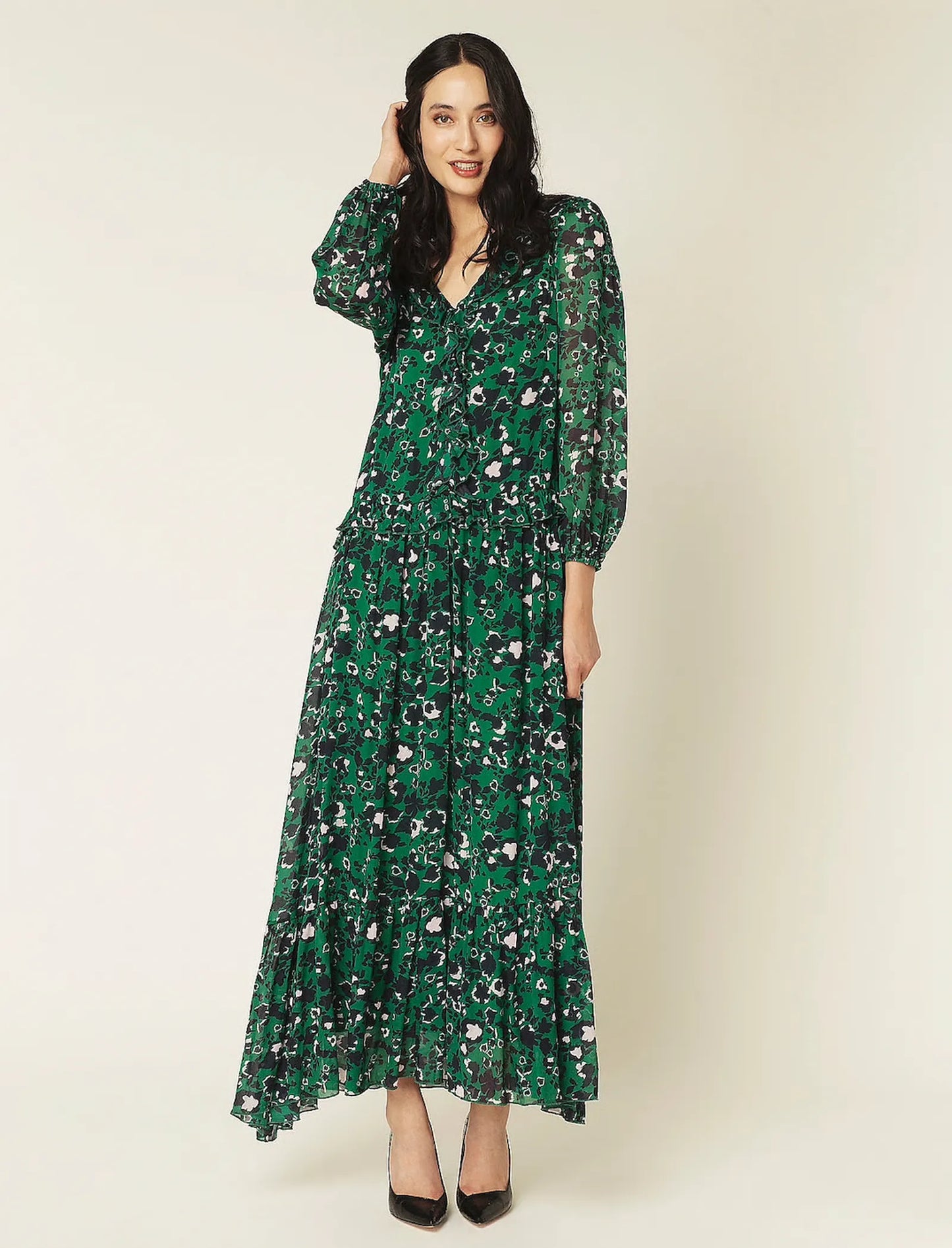 By Malina Palmina - Shadow Garden Green Dress