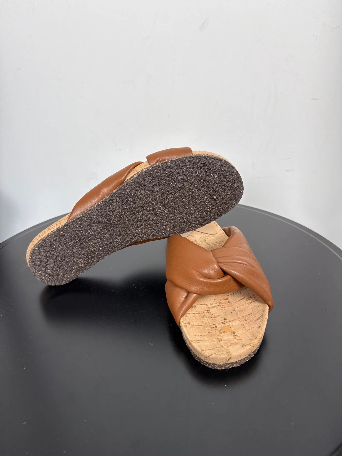 Flattered Lou Brown Vegan Sandals