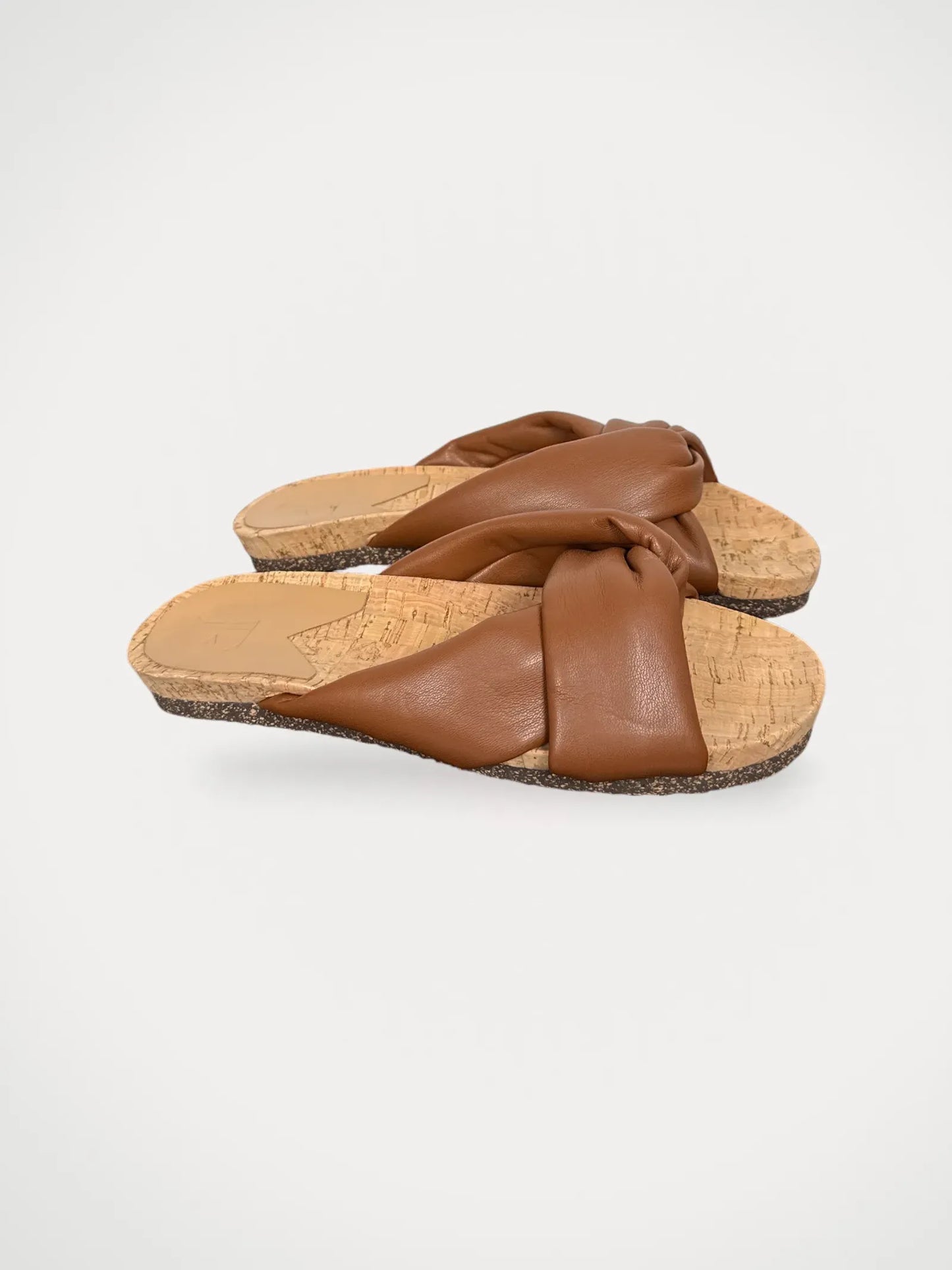 Flattered Lou Brown Vegan Sandals