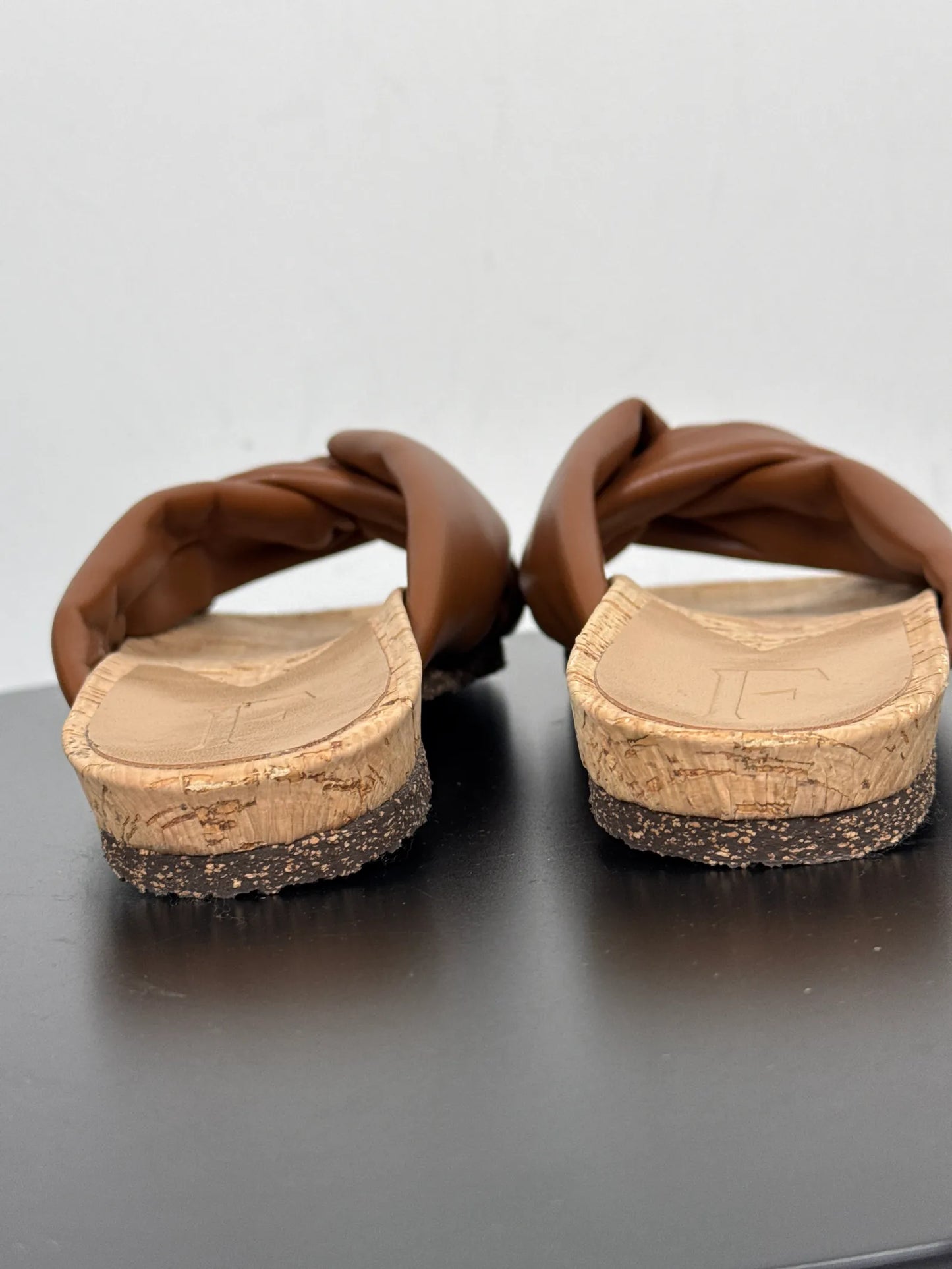 Flattered Lou Brown Vegan Sandals