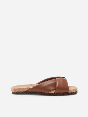 Flattered Lou Brown Vegan Sandals