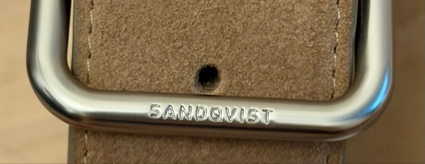 Sandqvist Suede Shopper-axelremsväska NWT
