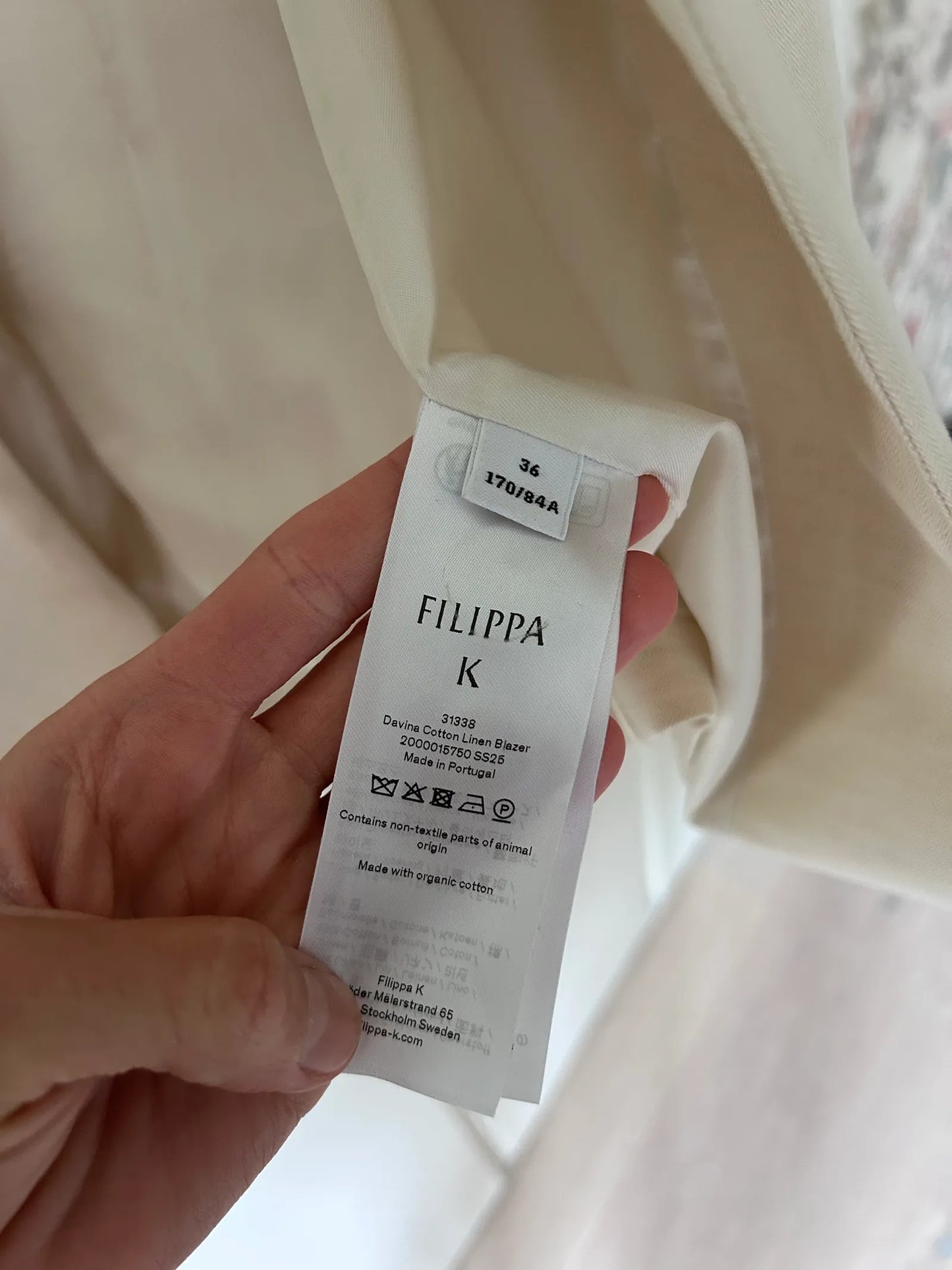 Filippa K Davina Cotton Linen Blazer