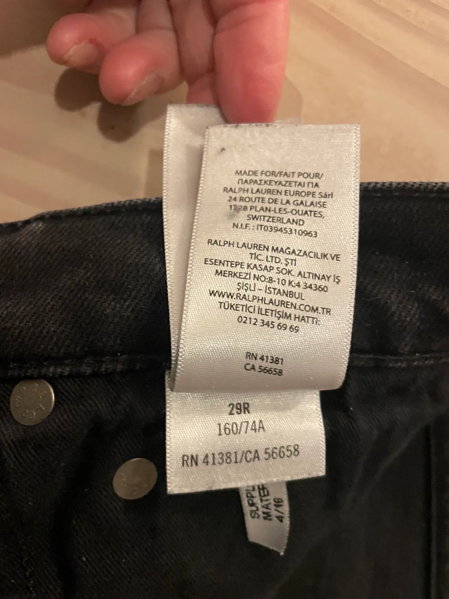 Ralph Lauren Tompkins Skinny High Rise Ankle Jeans