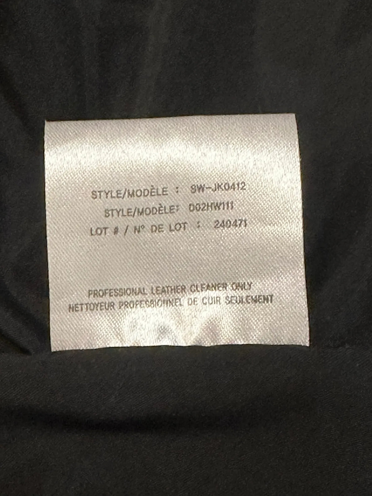 Helmut Lang-skinnjacka