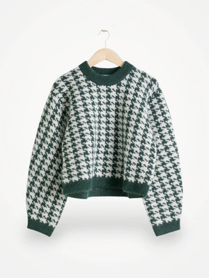 & Other Stories Houndstooth Sweater