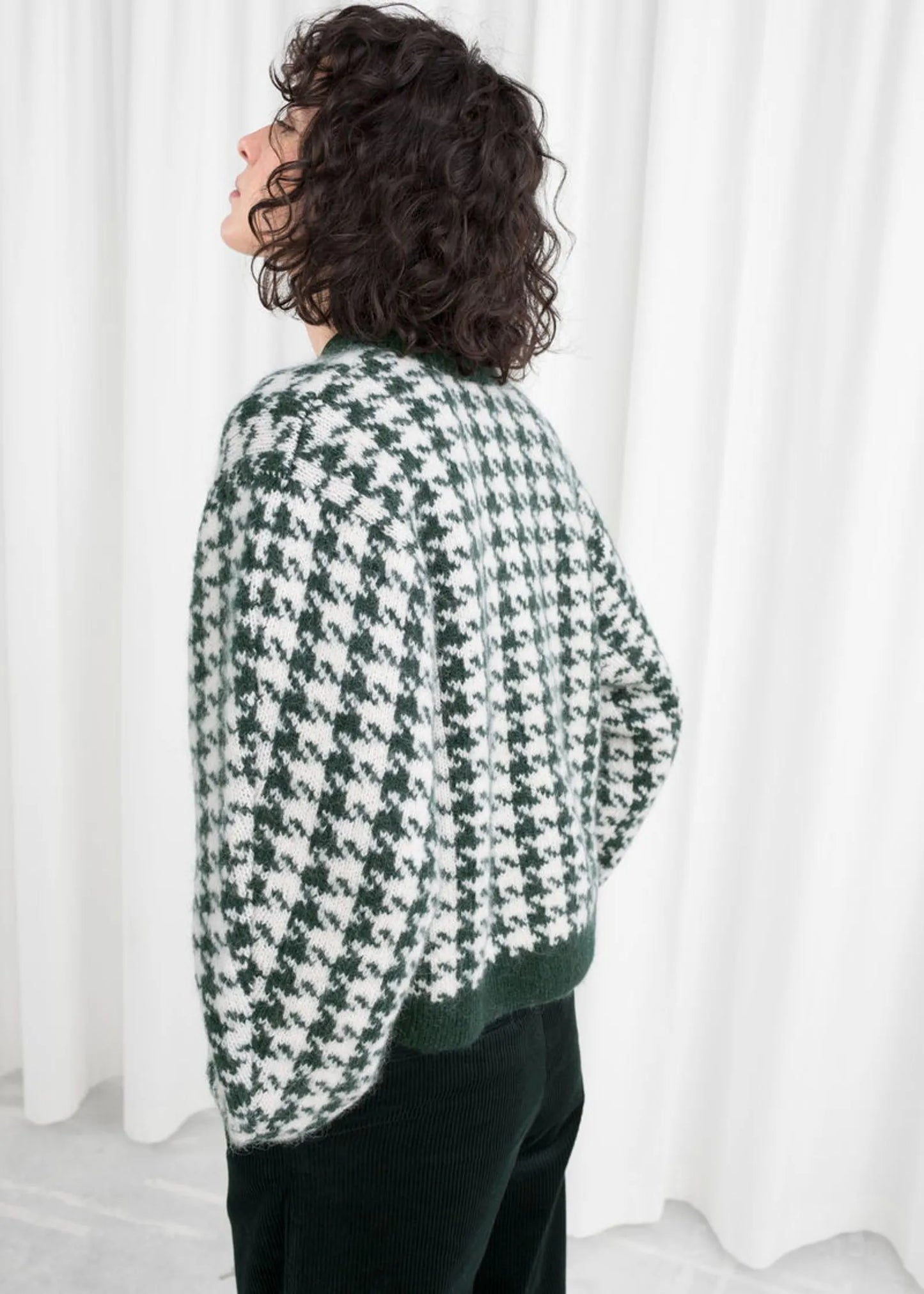 & Other Stories Houndstooth Sweater