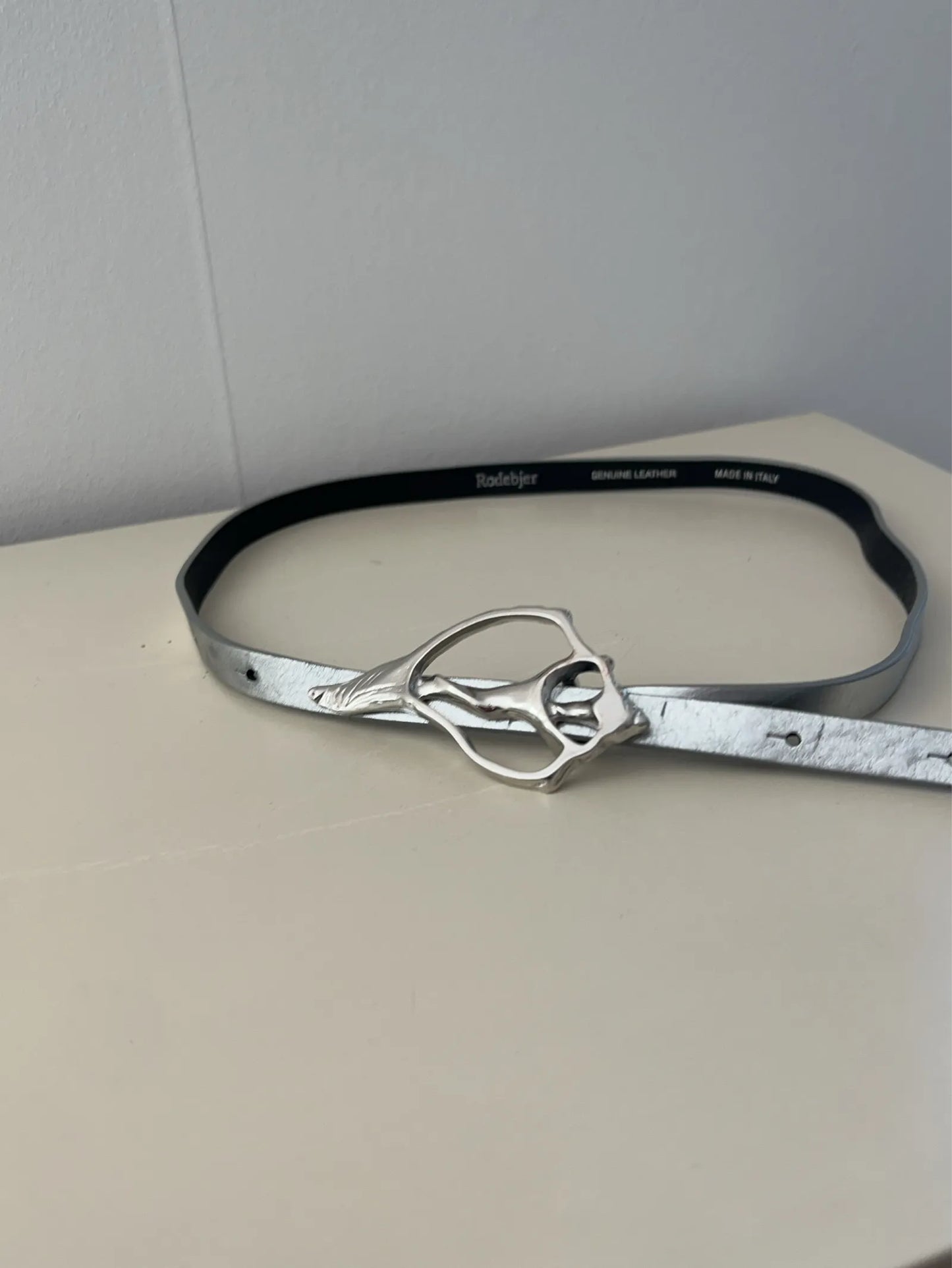 Rodebjer Silver Shell Belt Belt