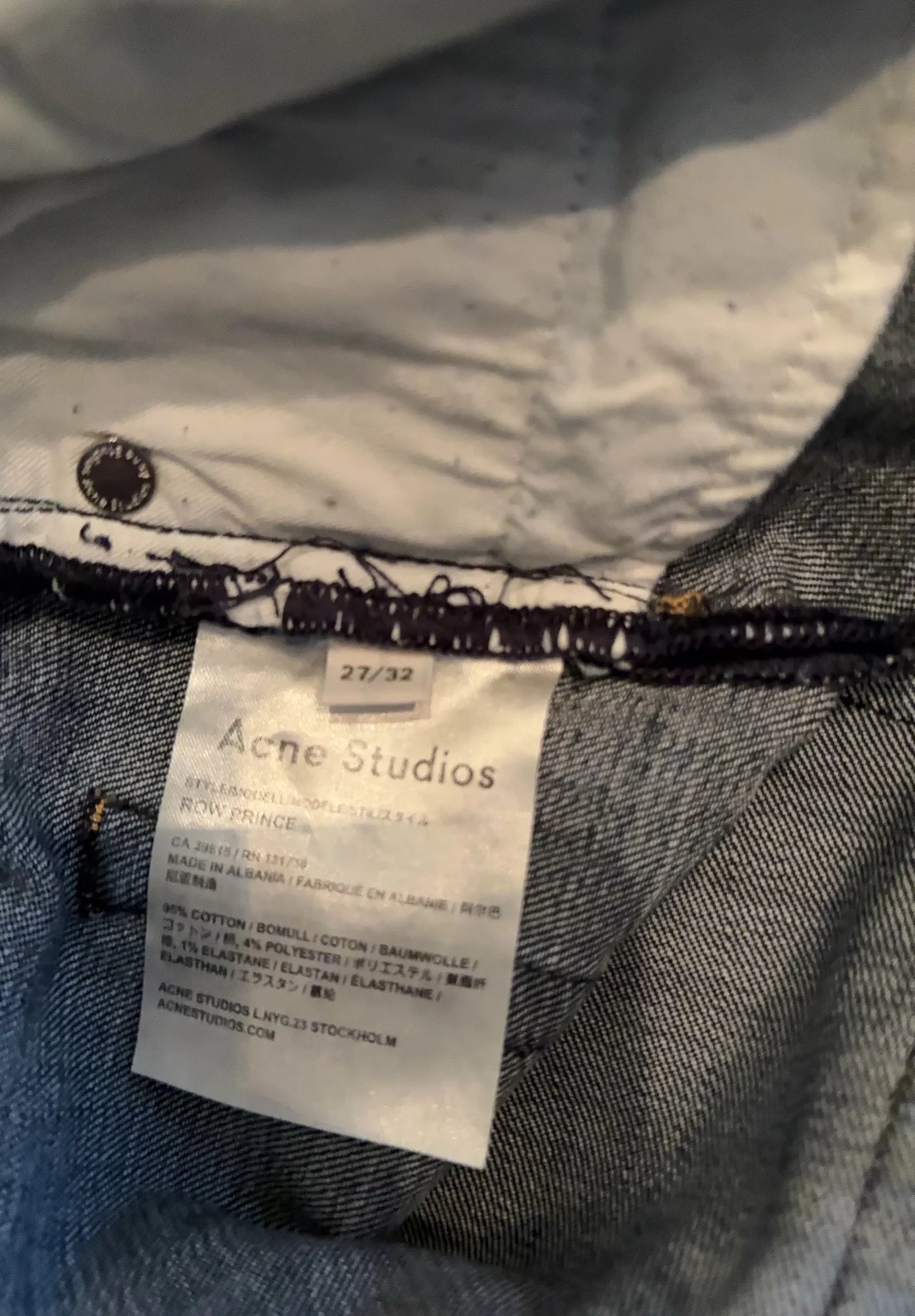 Acne Studios Row Prince-jeans
