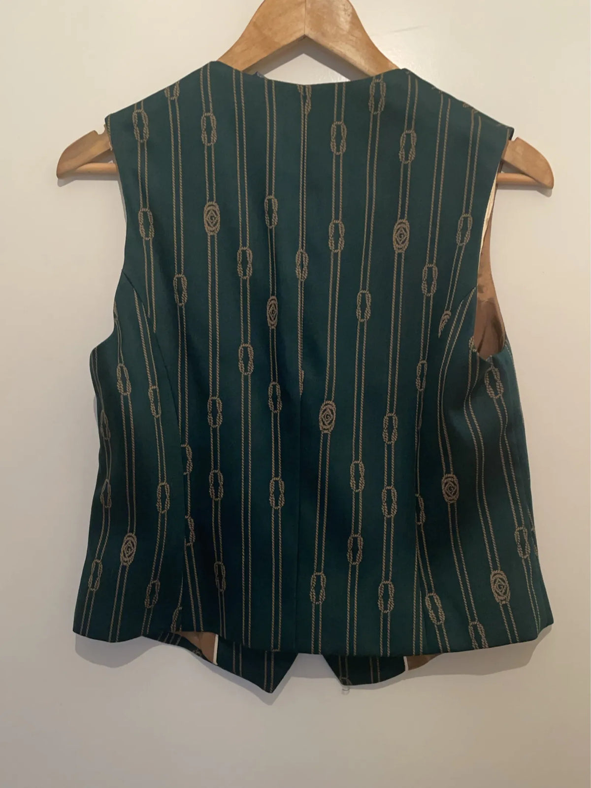 Gant Rope Design Waistcoat-ullväst NWT