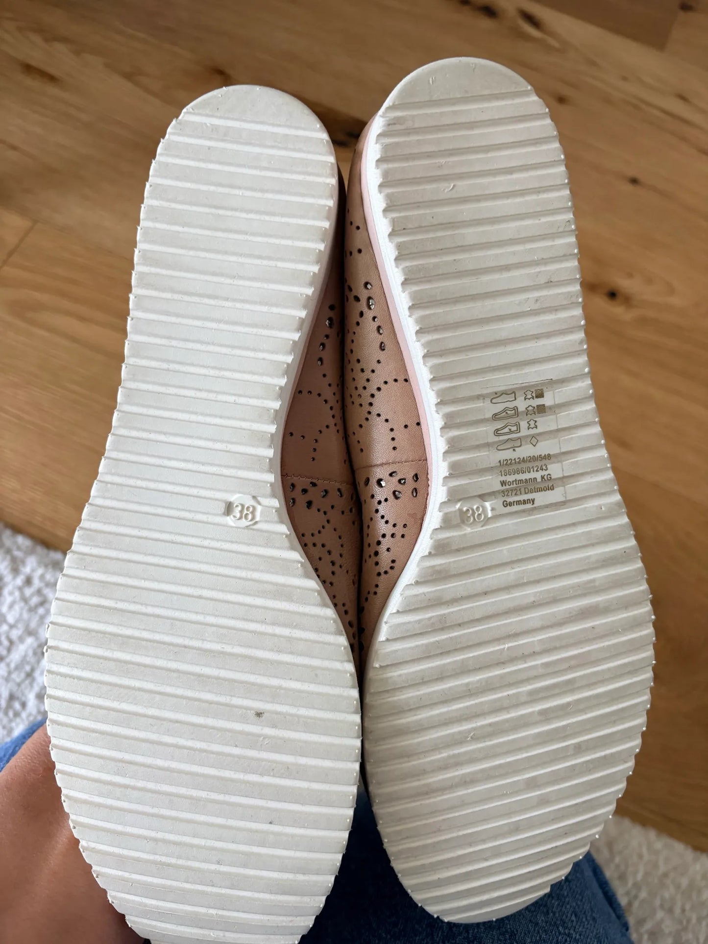 Tamaris-skinnballerinaskor NWOT