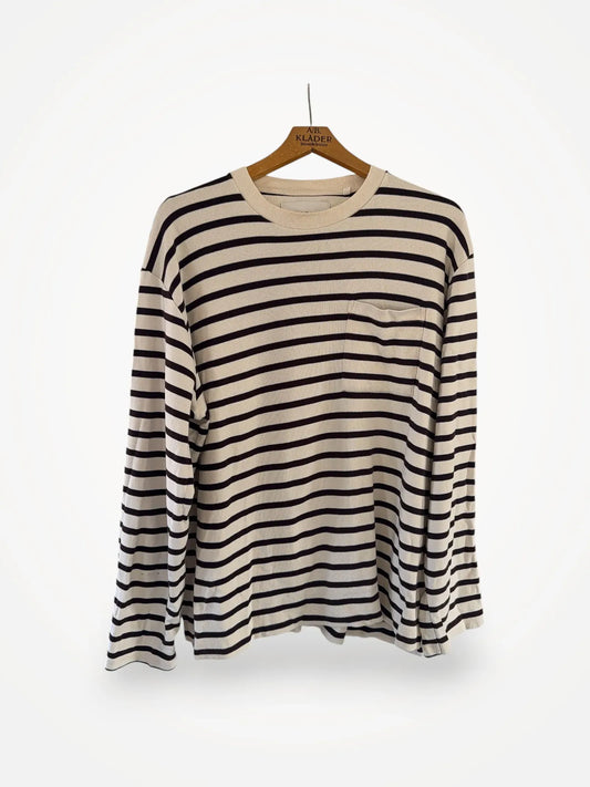 Our Legacy Marron White Stripe Sweater