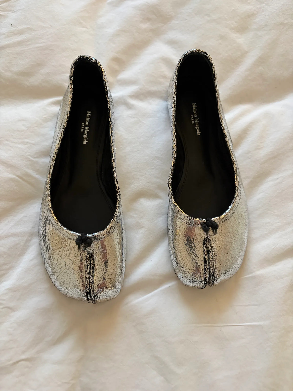Maison Martin Margiela Tabi-skinnballerinaskor NWOT