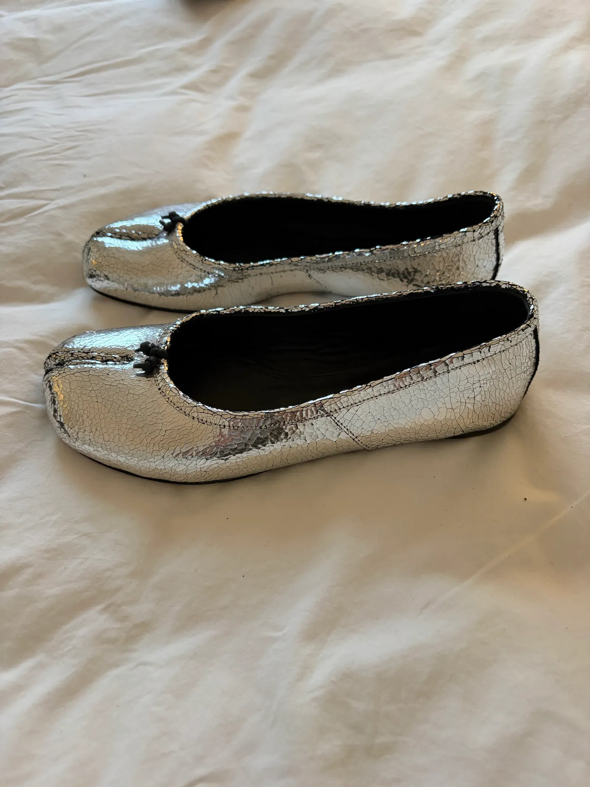 Maison Martin Margiela Tabi-skinnballerinaskor NWOT