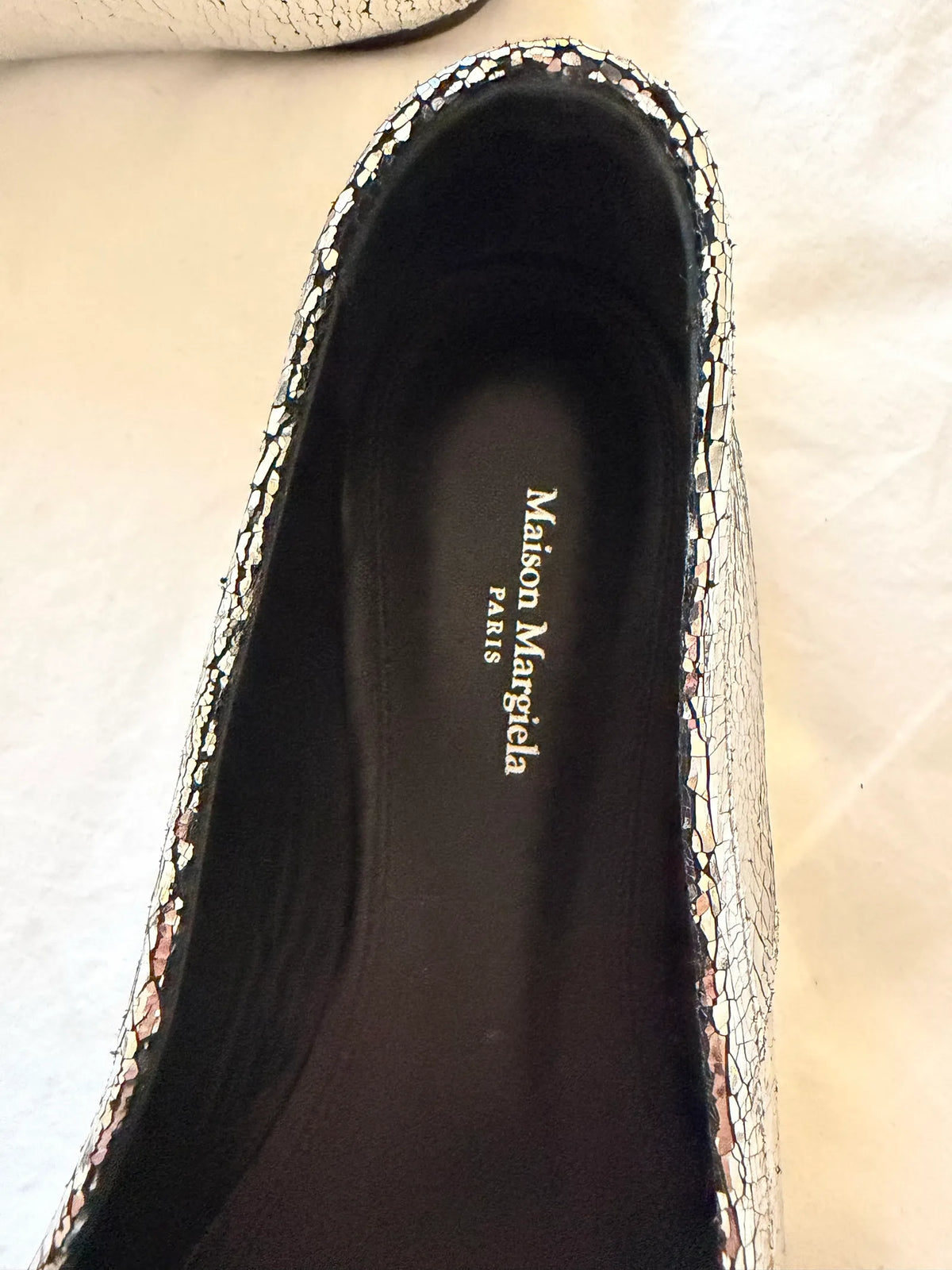 Maison Martin Margiela Tabi-skinnballerinaskor NWOT
