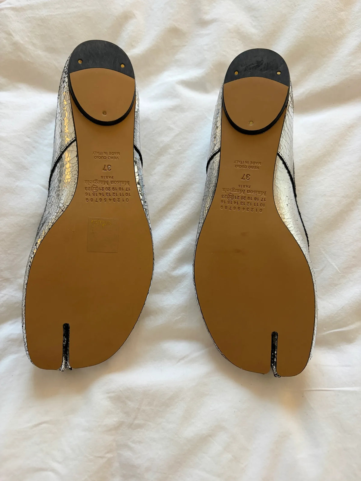 Maison Martin Margiela Tabi-skinnballerinaskor NWOT