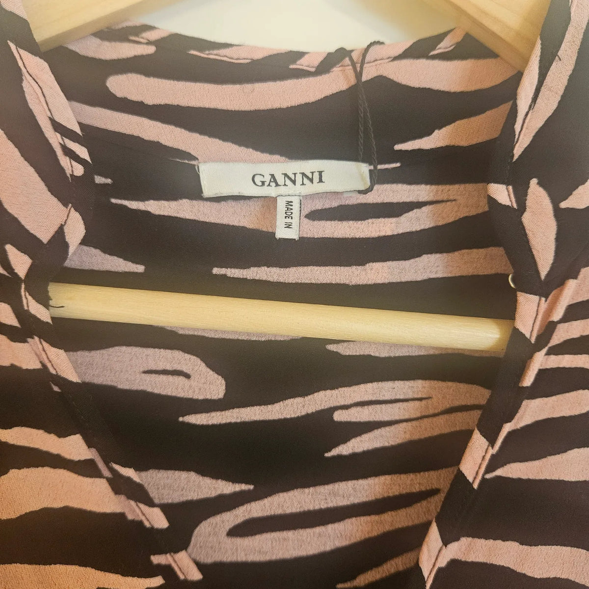 Ganni Lindale Crepe-klänning