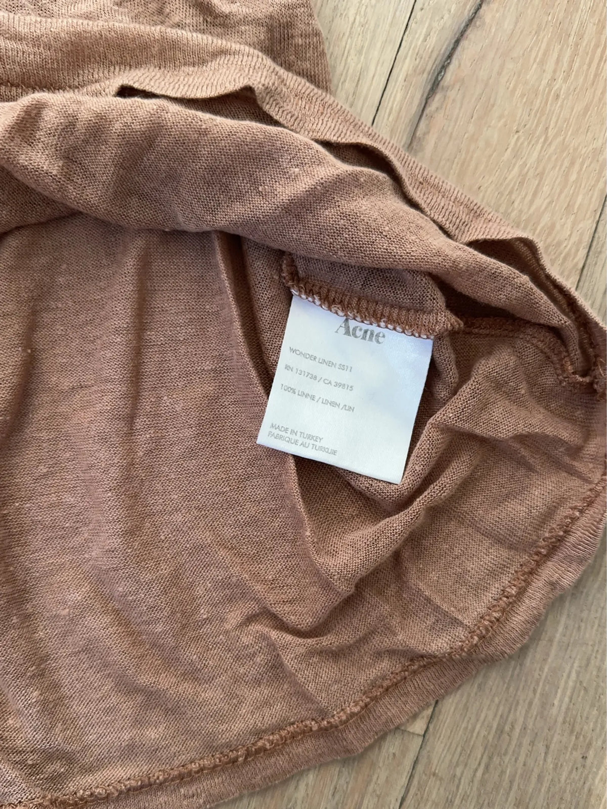 Acne Studios Wonder Linen-linnet-shirt