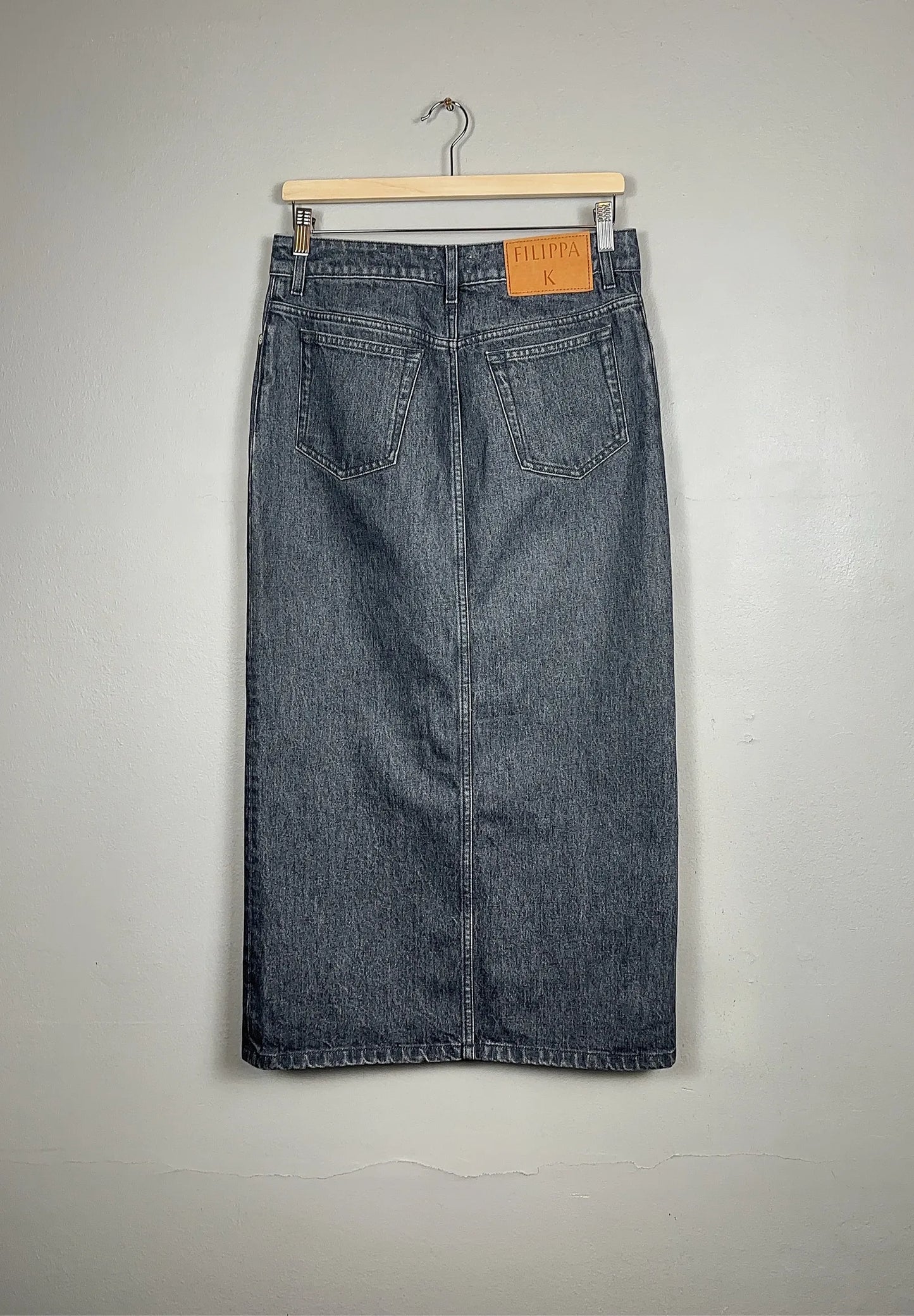 Filippa K Long Slit Denim Skirt