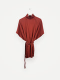 Filippa K Zip Collar Belt Blouse