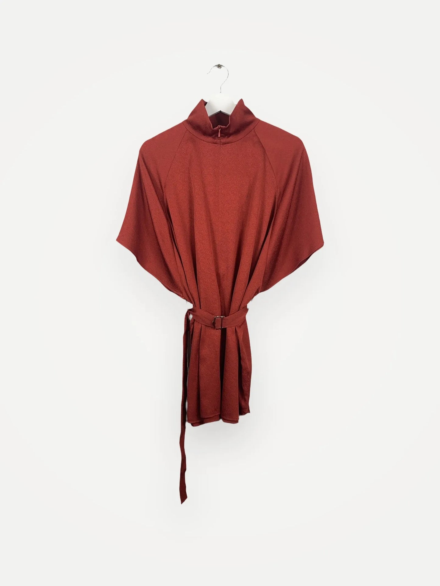 Filippa K Zip Collar Belt Blouse