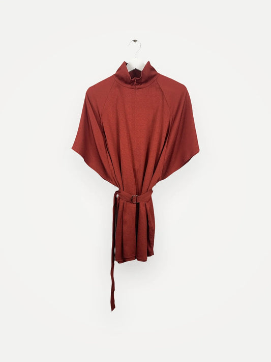 Filippa K Zip Collar Belt-sidenblus