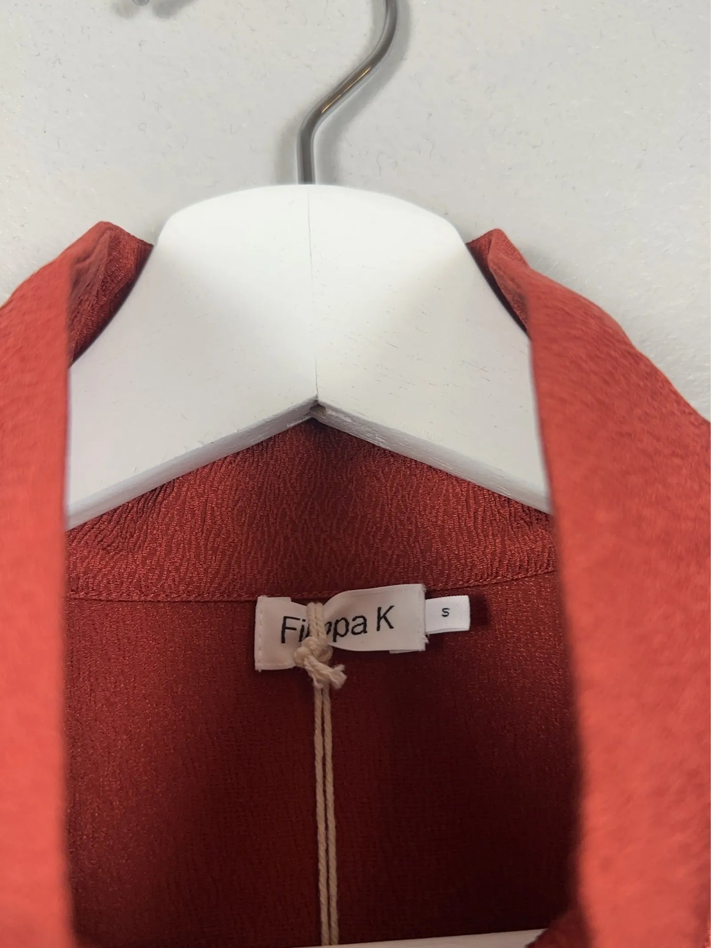Filippa K Zip Collar Belt Blouse