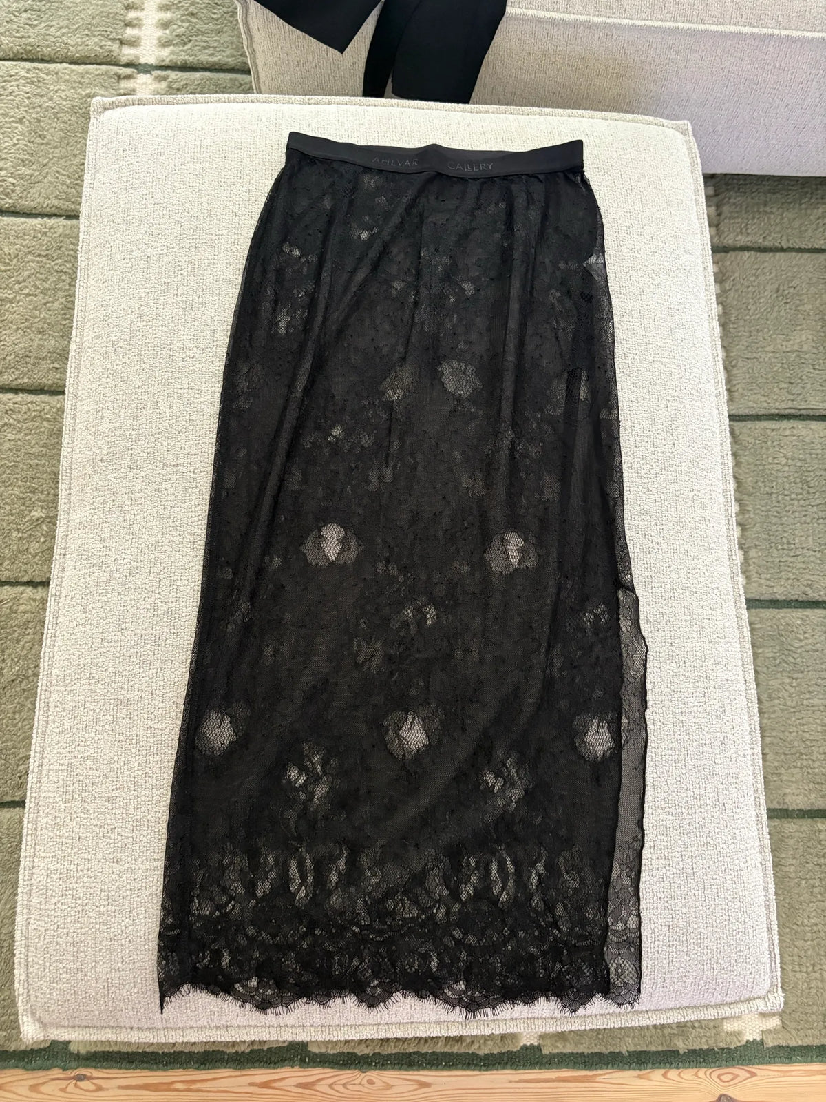 Ahlvar Gallery Hana Lace Pencil Skirt