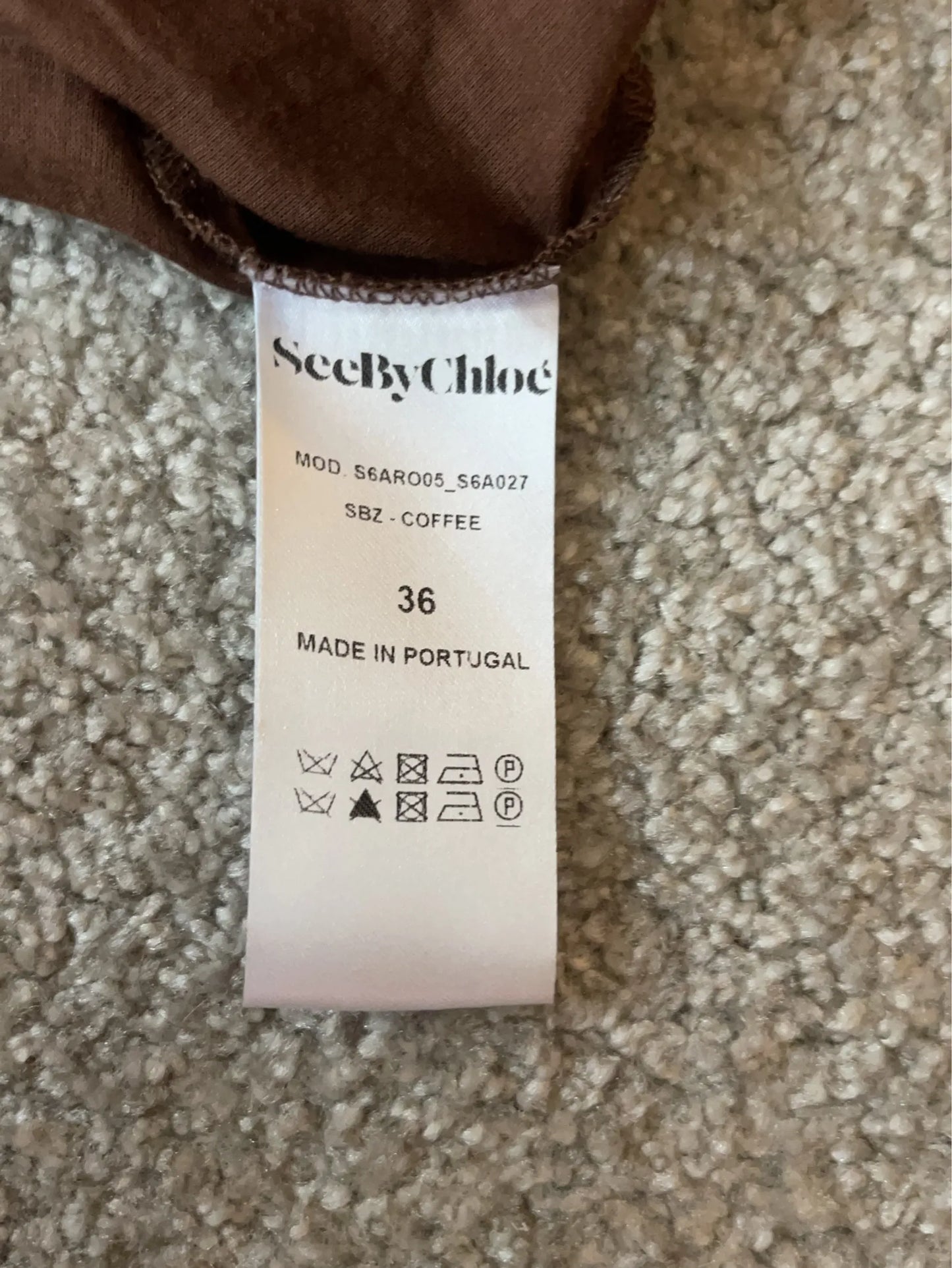 See by Chloé-sidenklänning