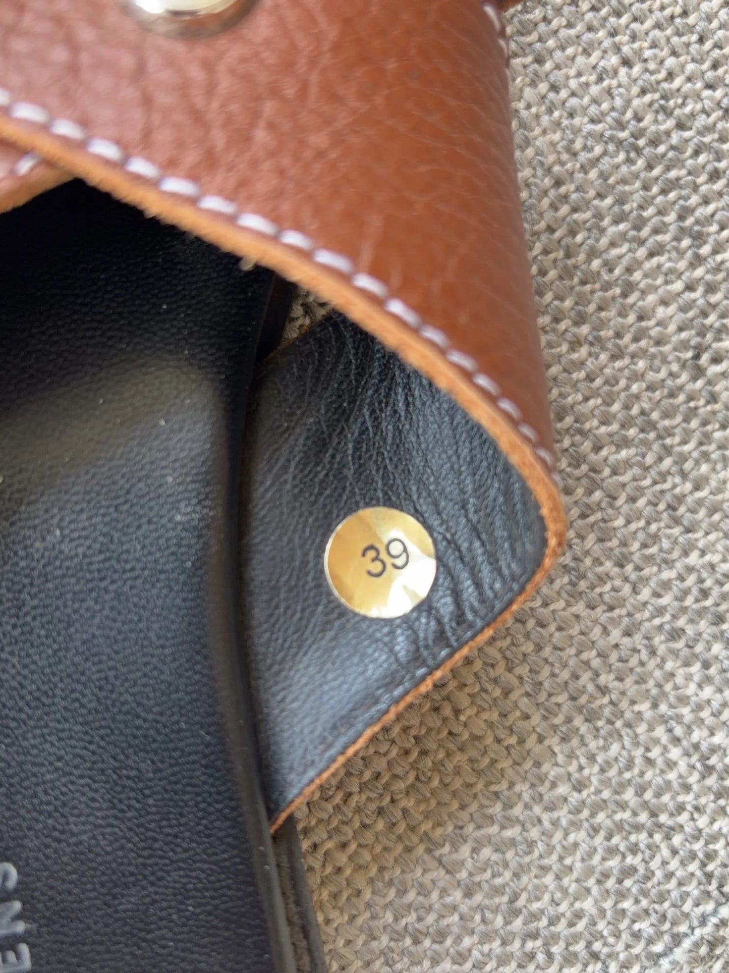 Blankens The Mette Brown Eco Leather With Pearls-skinnsandaler