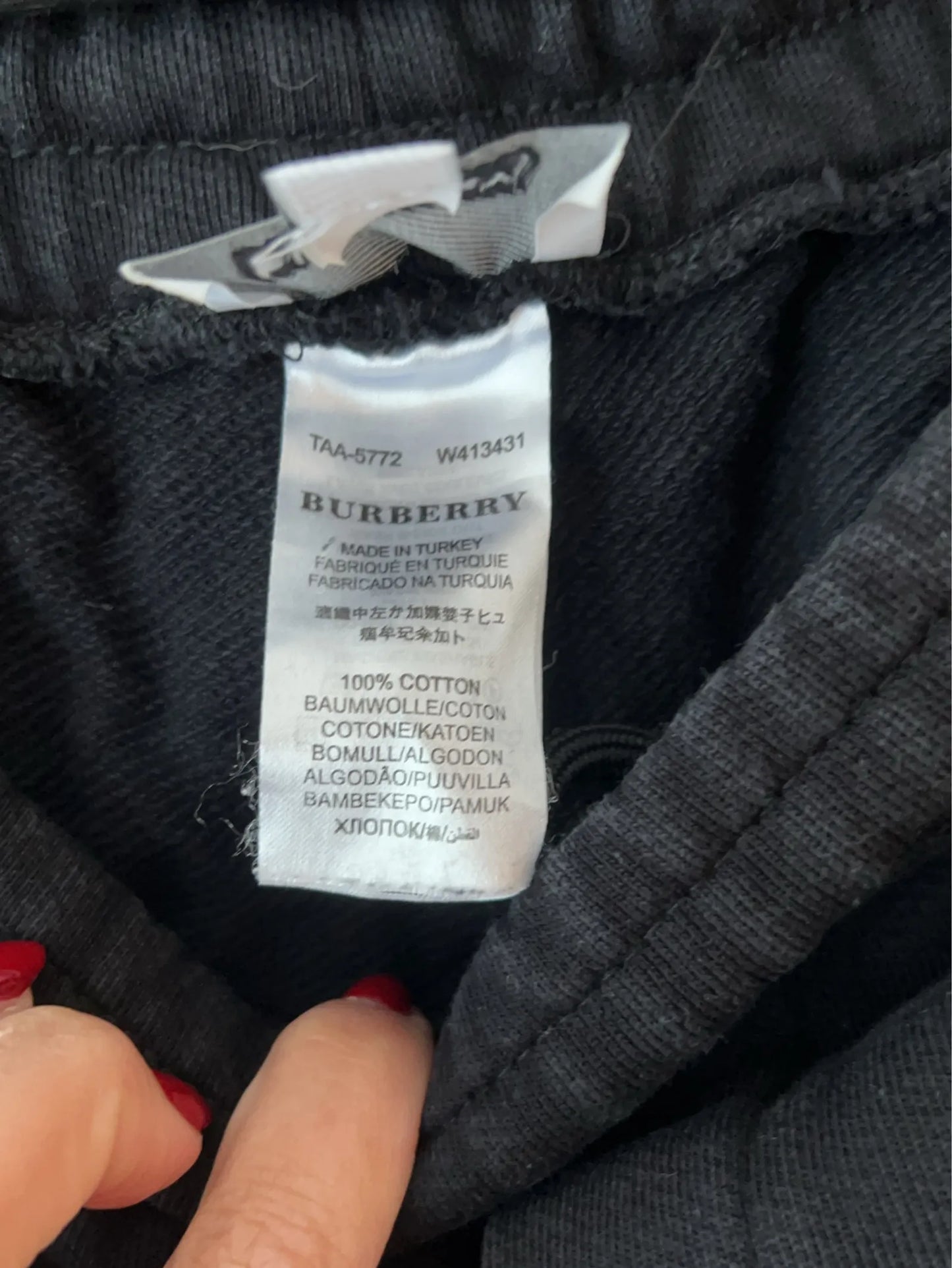 Burberry-träningsbyxor