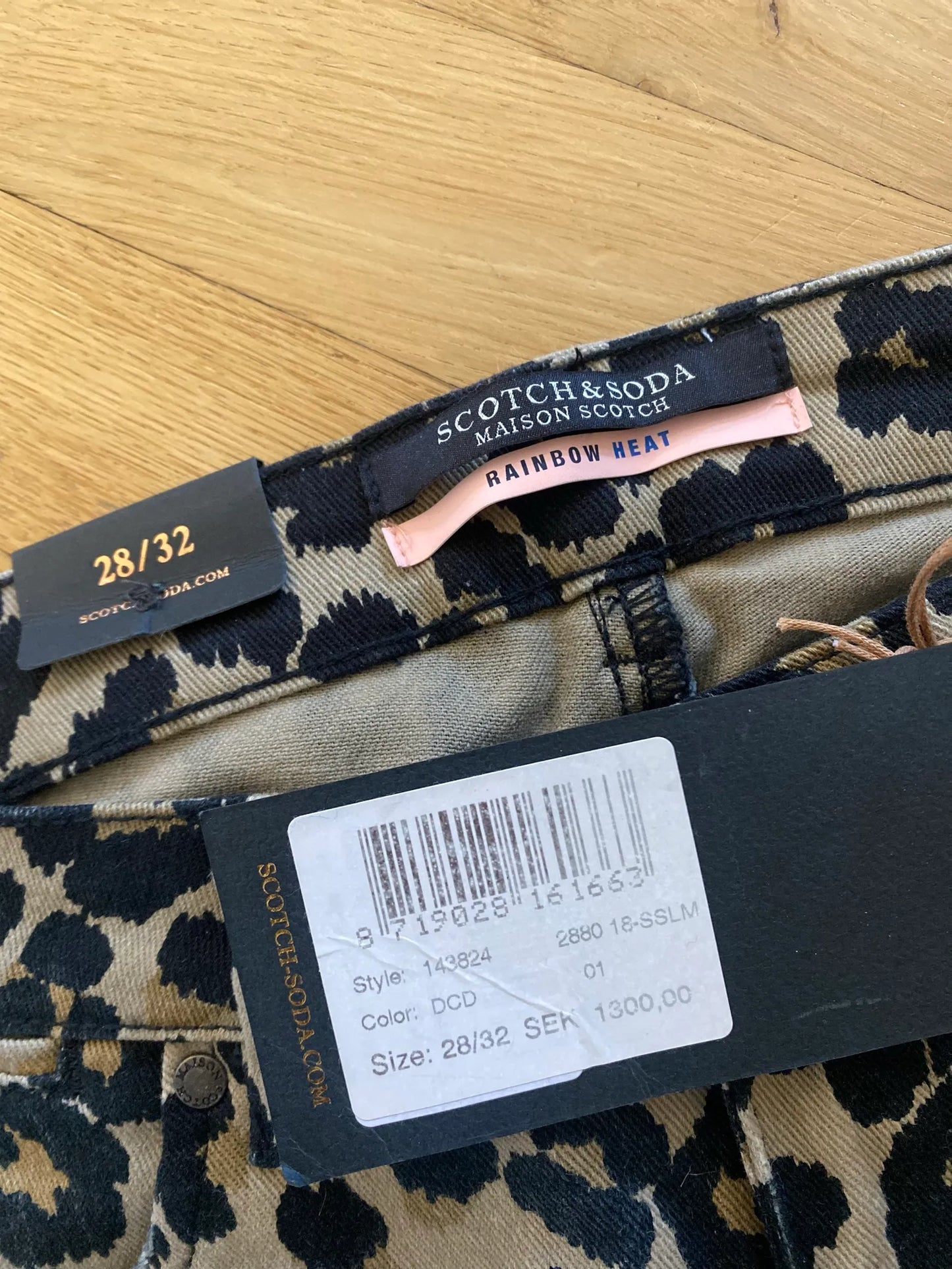Scotch & Soda 143824 Rainbow Heat-jeans NWT