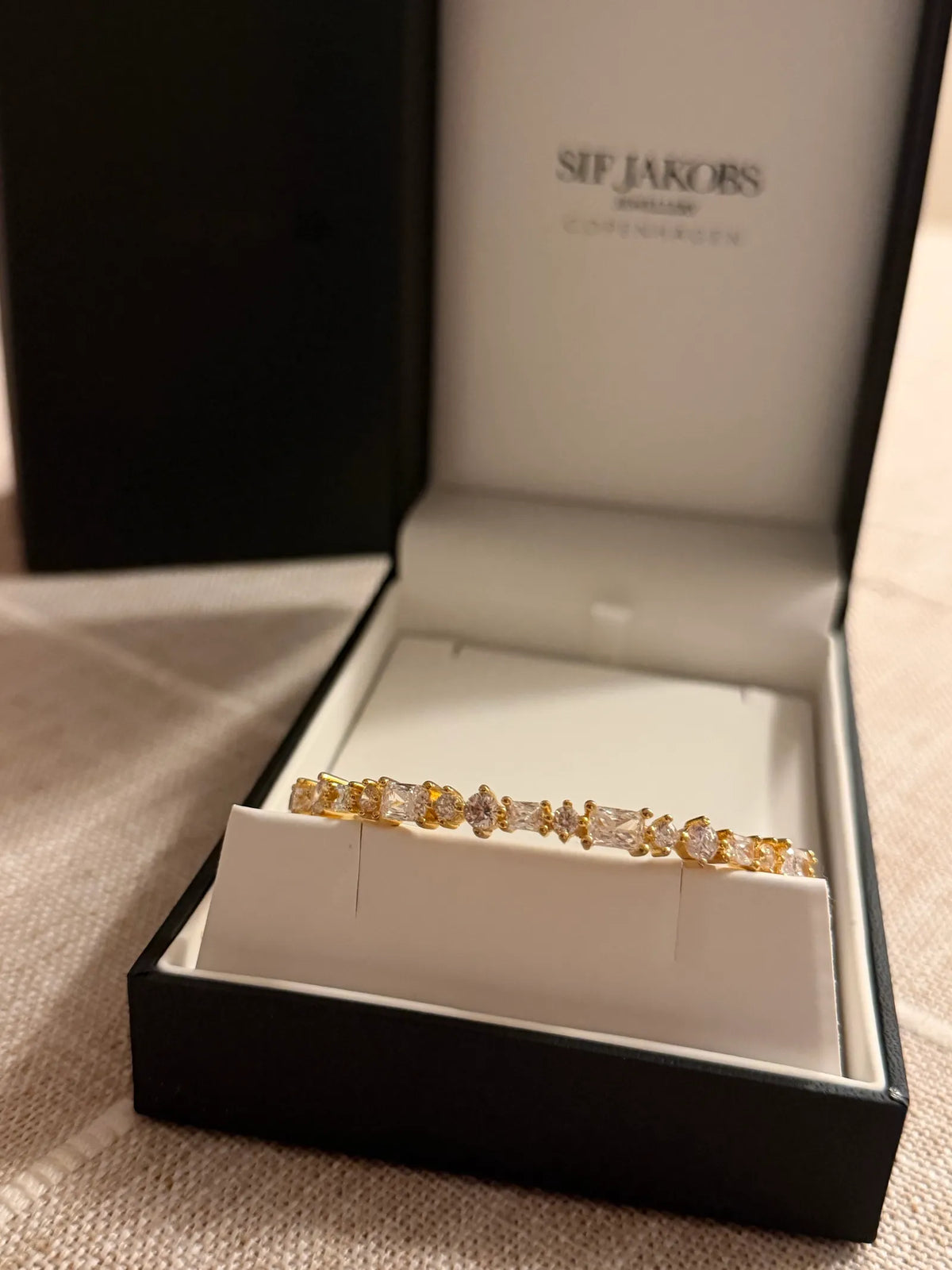 Sif Jakobs 18k Gold Plated Ivrea Bangle Bracelet